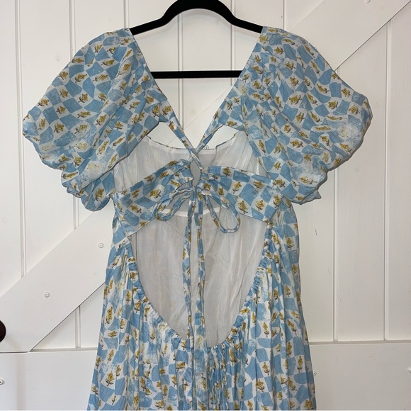 NWOT Free People Printed Marina Mini Dress - Picture 11 of 11